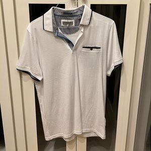 Ted Baker polo. Size 4 (US Large). White.